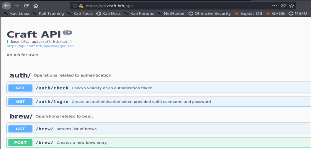 Hack The Box - Craft | Hack The Box Walkthroughs