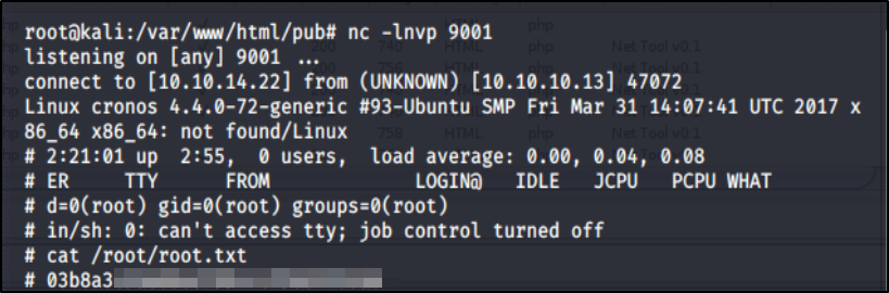 Cronos - HackTheBox WriteUp | Hack The Box Walkthroughs